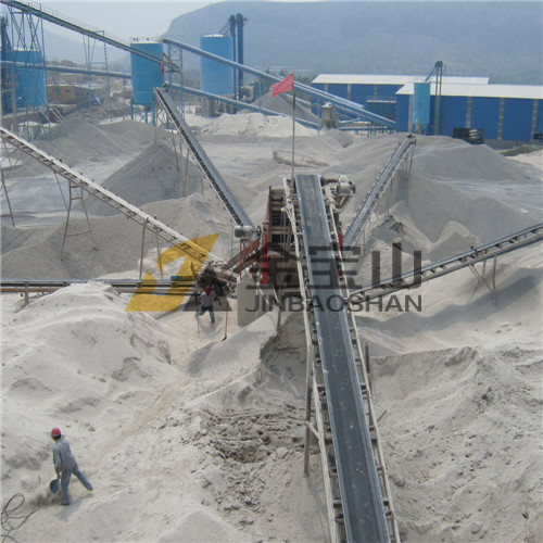 遼寧營口時產500噸石灰石生產線現場